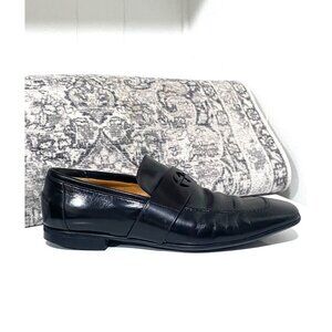 Gucci Men's Leather Loafers Dress Shoes in Black Size 7 1/2